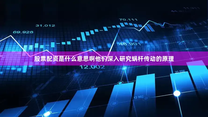 股票配资是什么意思啊他们深入研究蜗杆传动的原理